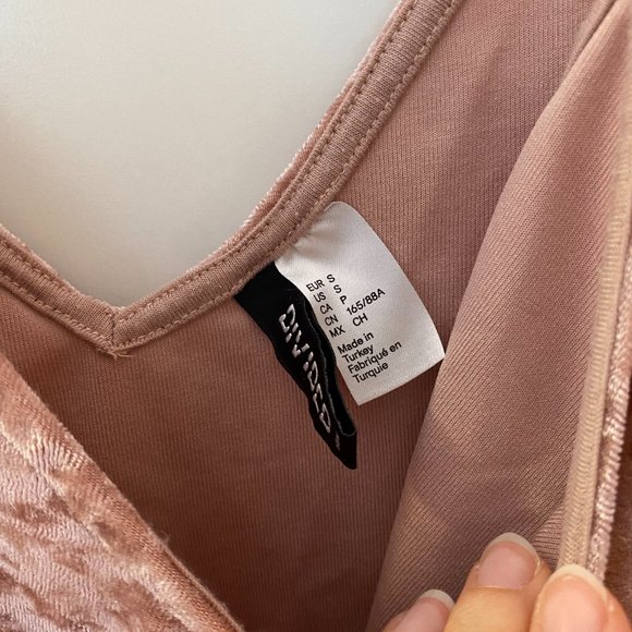 Pink Velvet Cami - Picture 3 of 4